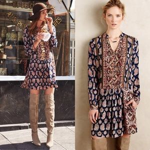 Anthropologie Tiny Paquerette shirtdress xxs
